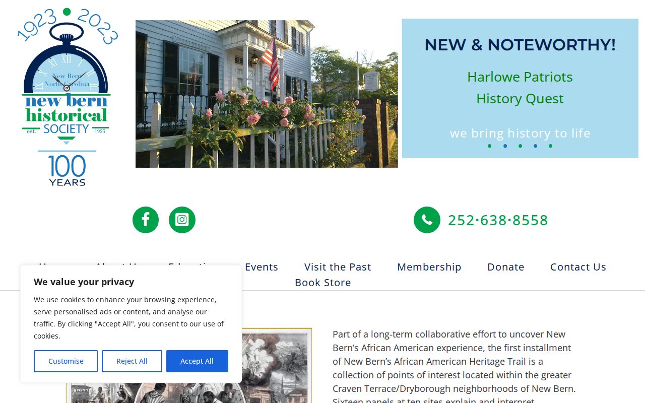 New Bern neighbors and neighborhood history on the African American Heritage Trail