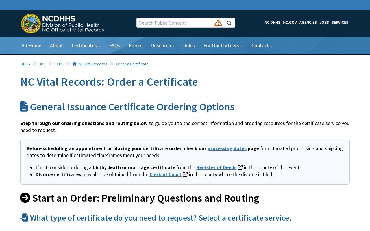 New Bern resident lookup North Carolina vital records order instructions